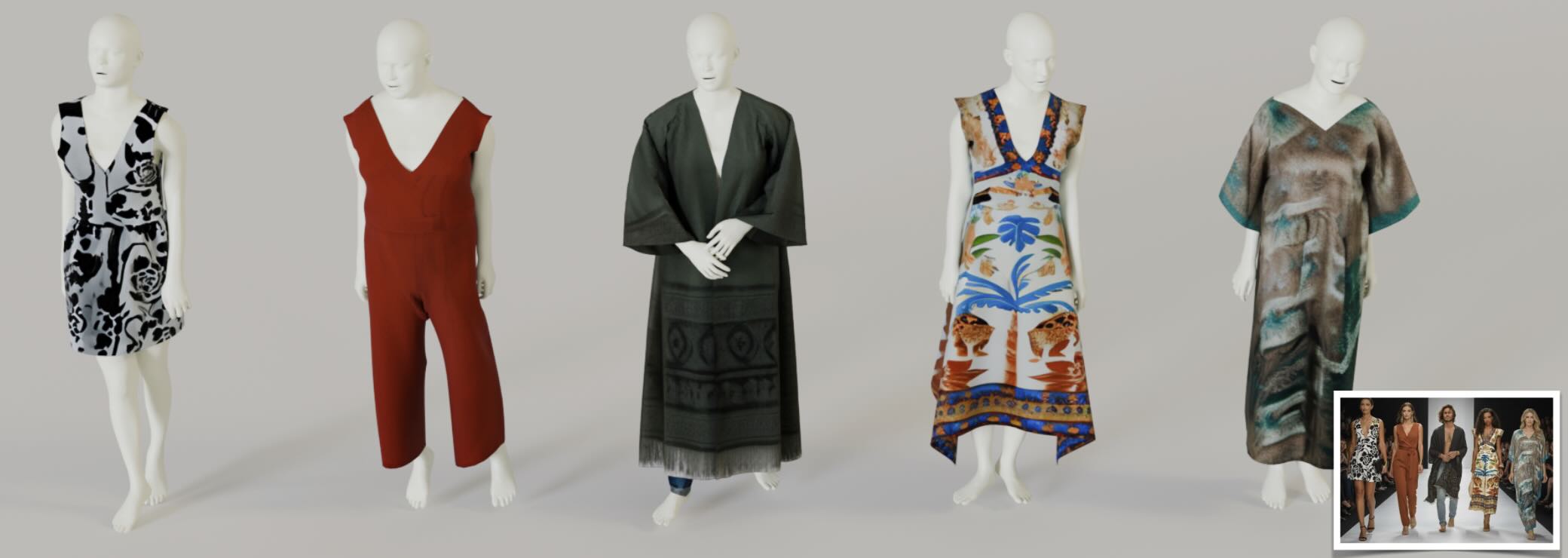 DressWild: Feed-Forward Pose-Agnostic Garment Sewing Pattern Generation from In-the-Wild Images teaser